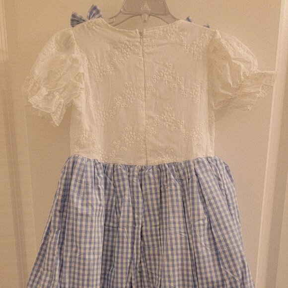 NWT - Trish Scully Dorothy Dress - Gingham & Floral - Size 7 - Picture 3 of 13